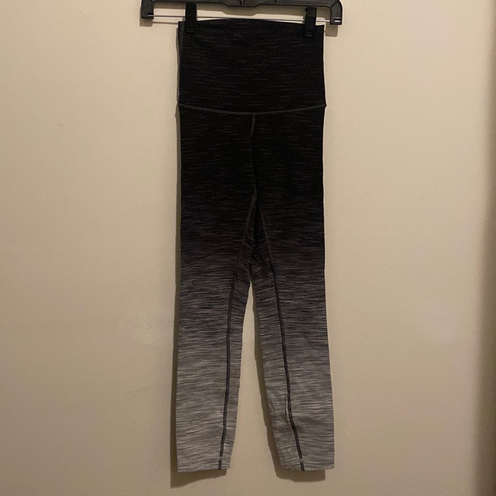 HIGH WAISTED OMBRÉ LULU LEMON LEGGINGS